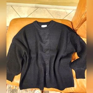 Balloon sleeve sweater